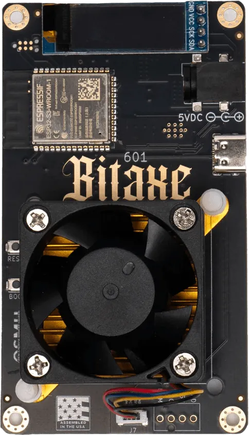 Bitaxe Gamma 601 - Lucky miner - 1.2 TH/s